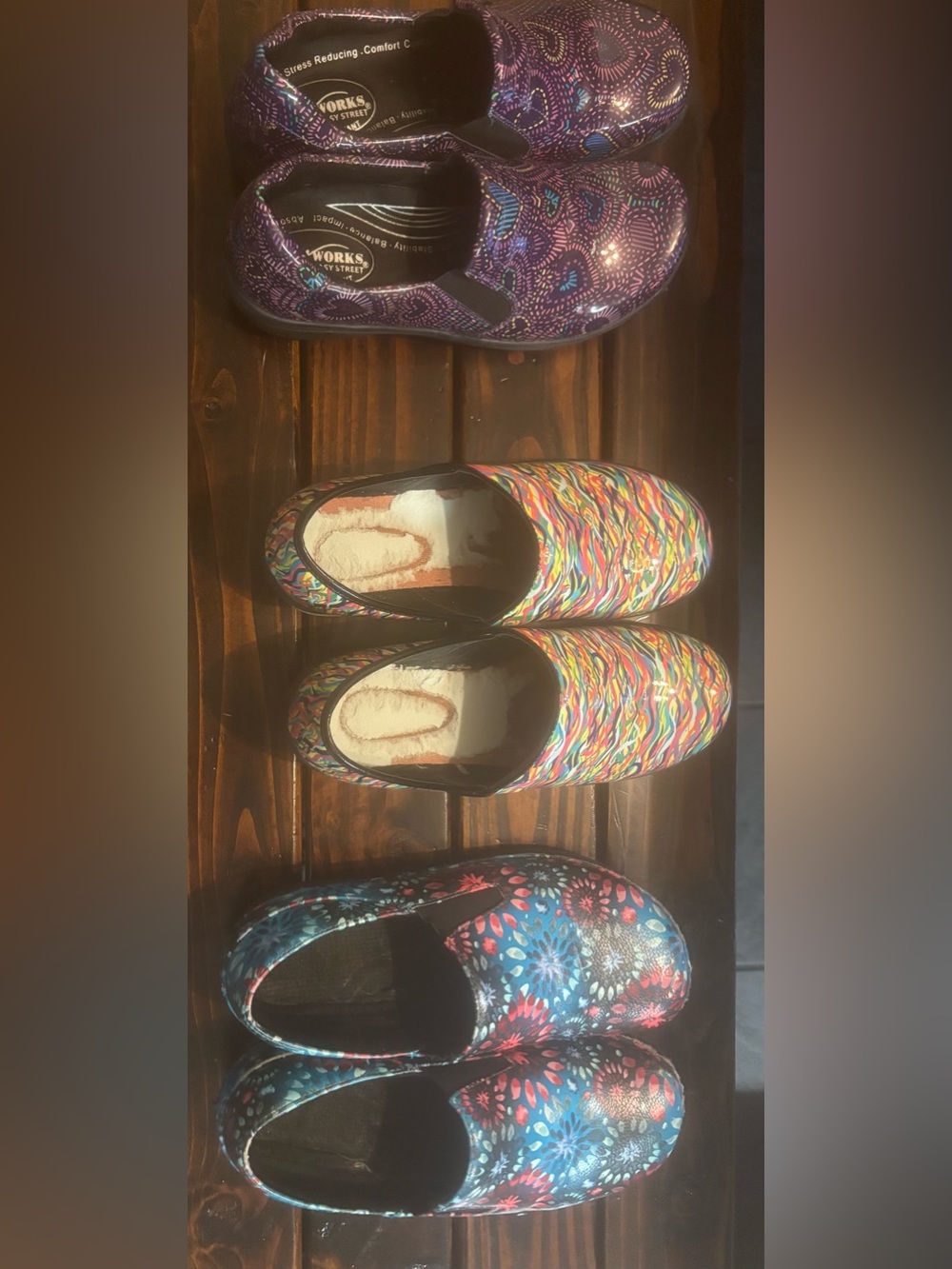 Three Pairs Nursing Shoes